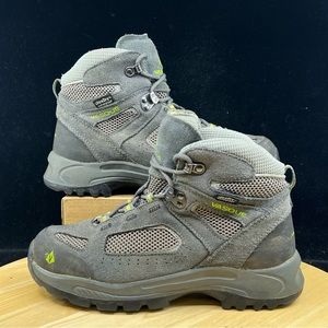 Vasque Breeze 2.0 Gray Leather Hiking Trail Outdoor Boot 7213 Size 5Y/ 6.5 Wmns